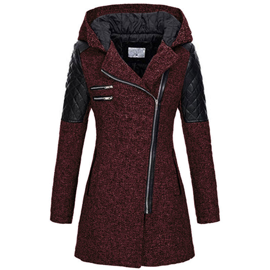 Women's Fitted Hooded Winter Coat