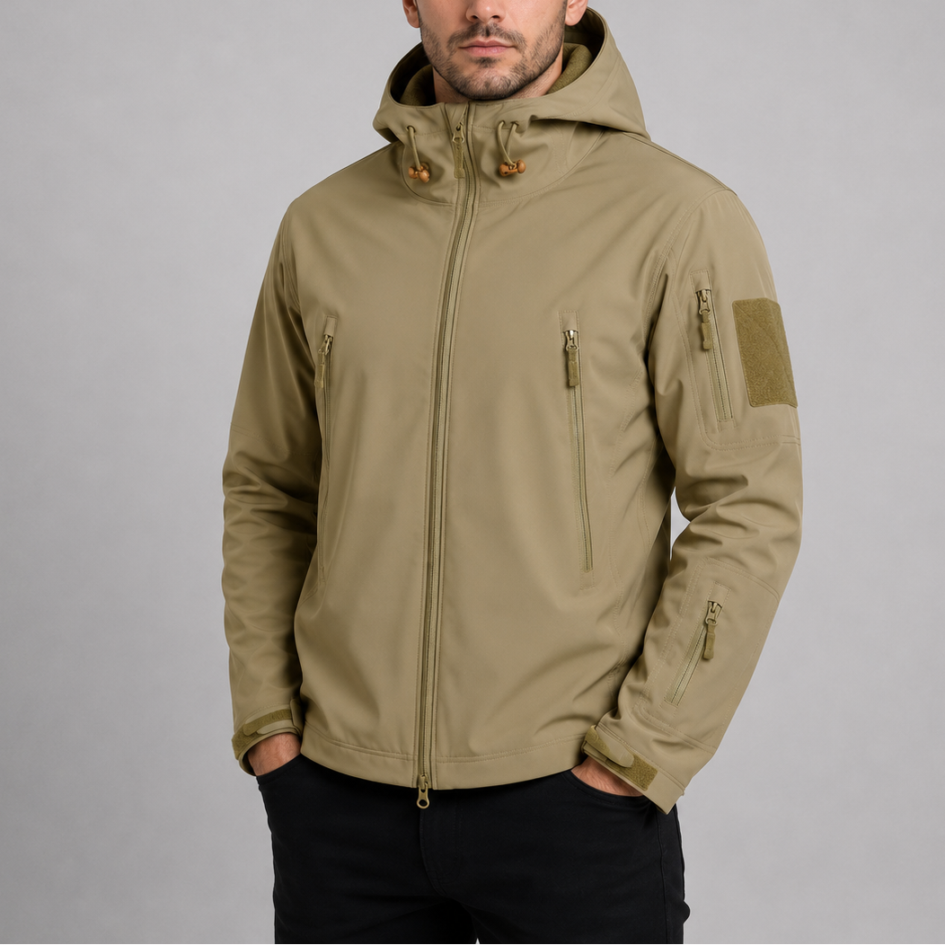 Men's Waterproof Hooded Softshell Jacket