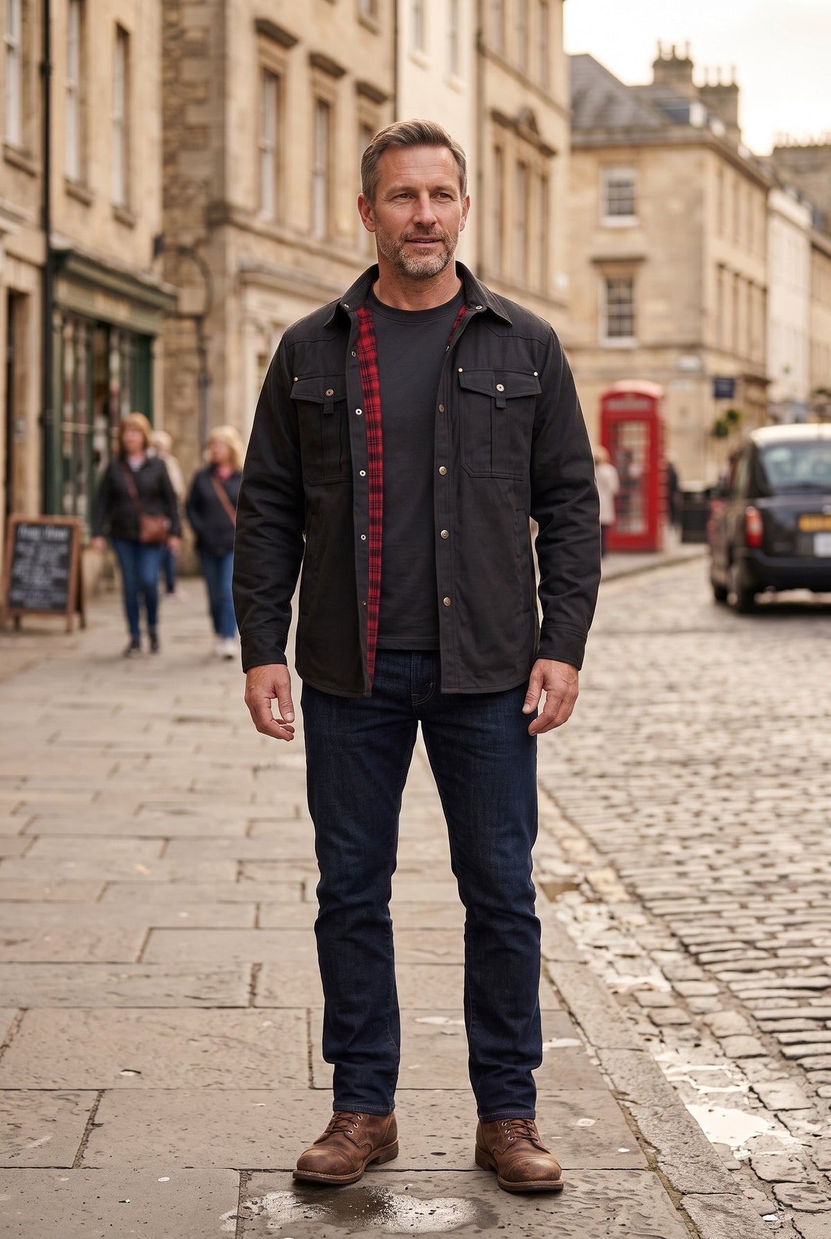 Men's Flannel Lined Utility Shacket