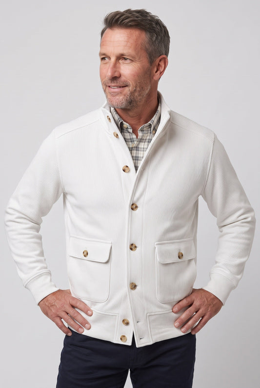 Men's Stand Collar Casual Jacket
