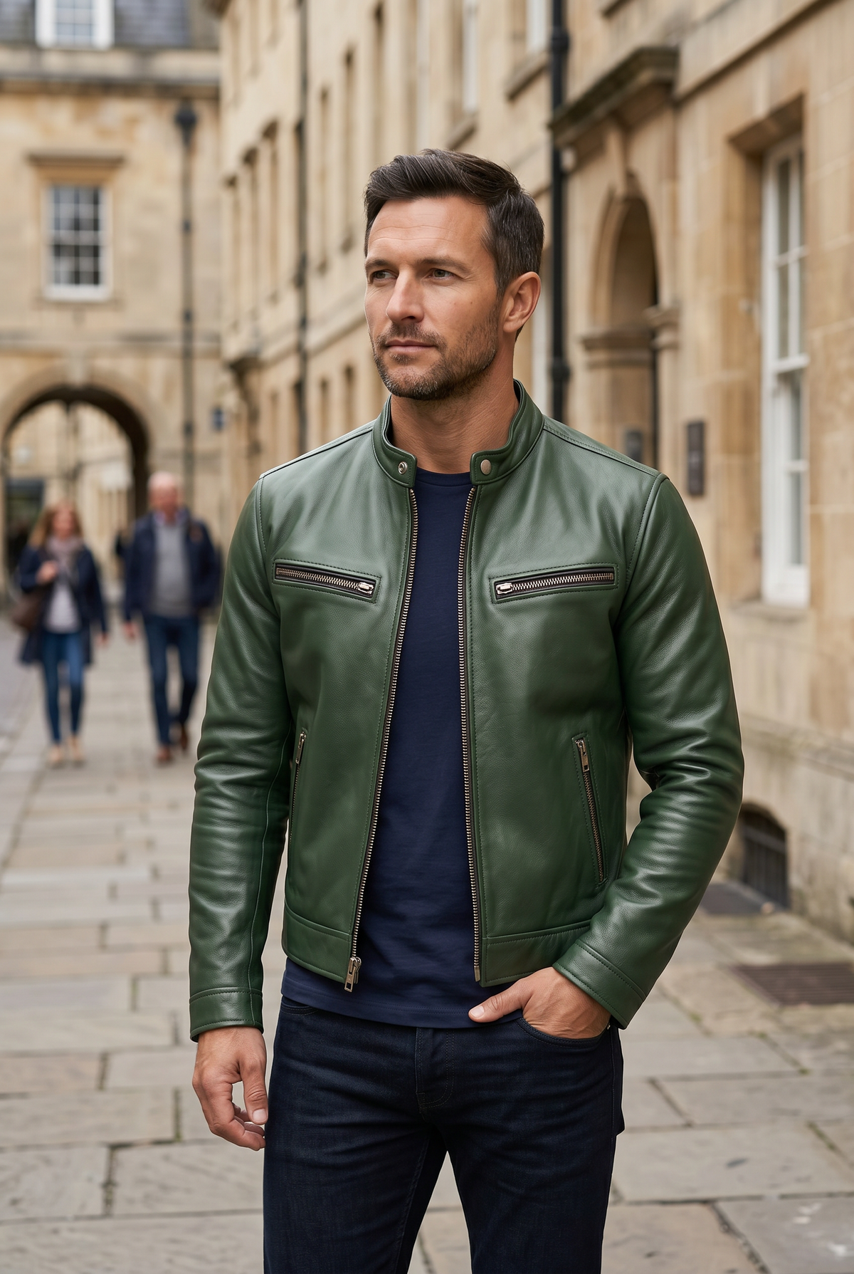 Men's Zip Pocket Casual Jacket