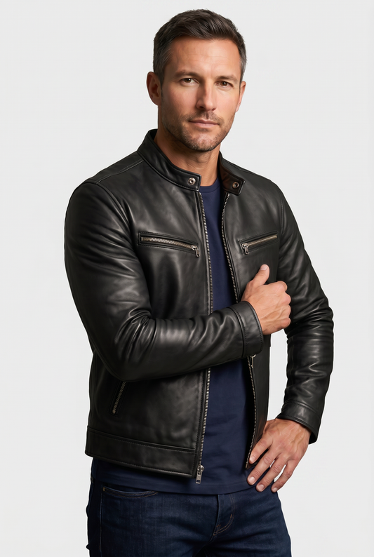 Men's Zip Pocket Casual Jacket