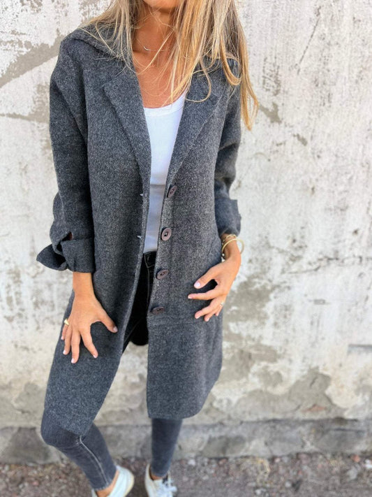 Women's Oversized Wide Collar Coat
