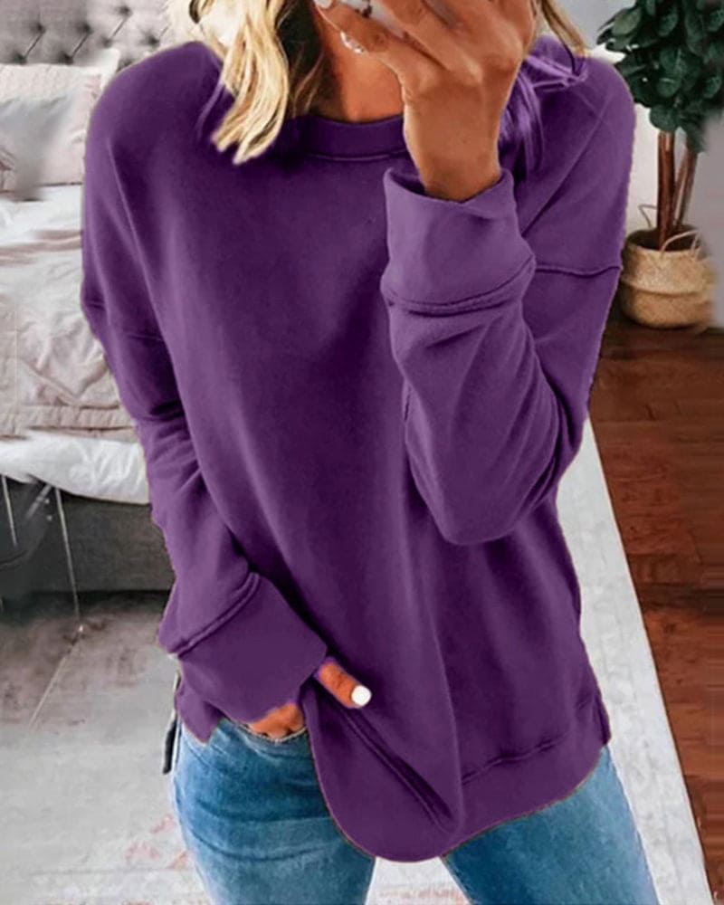 Women's Relaxed Crew Neck Sweatshirt