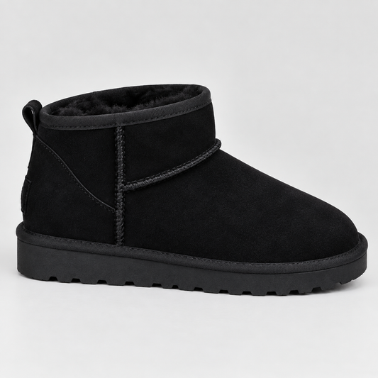 Women's Fur-Lined Suede Ankle Boots