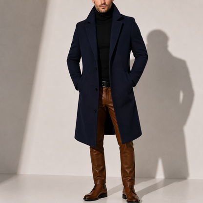 Men's Classic Wool Blend Overcoat
