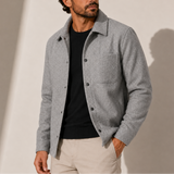 Men's Cotton Casual Overshirt Jacket