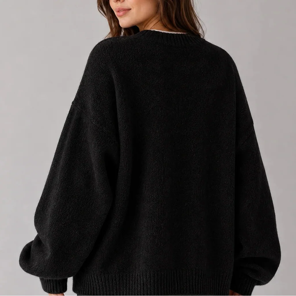 Women's Oversized Balloon Sleeve Jumper