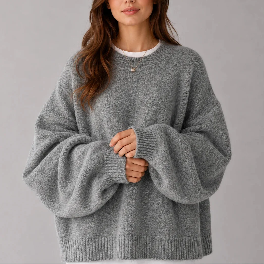 Women's Oversized Balloon Sleeve Jumper