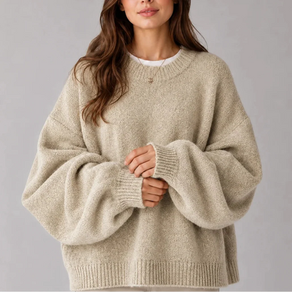 Women's Oversized Balloon Sleeve Jumper