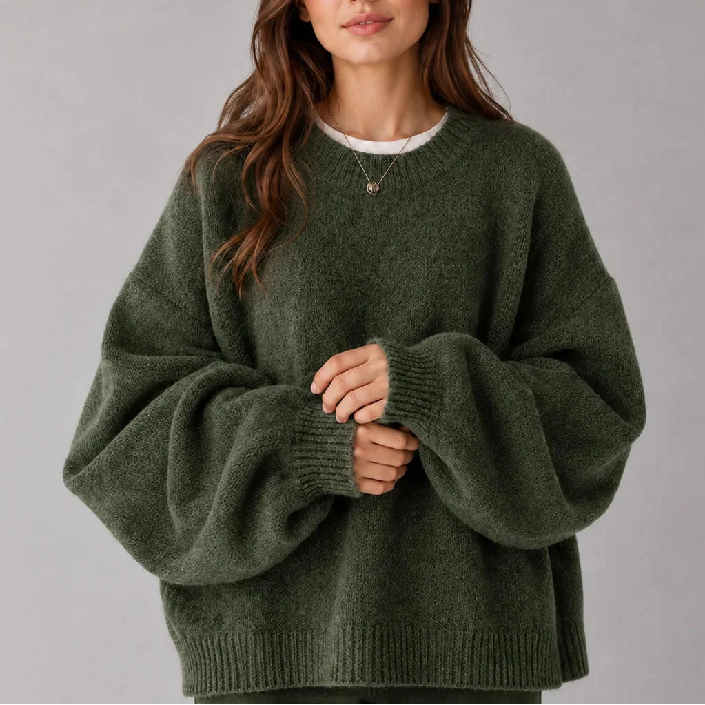 Women's Oversized Balloon Sleeve Jumper