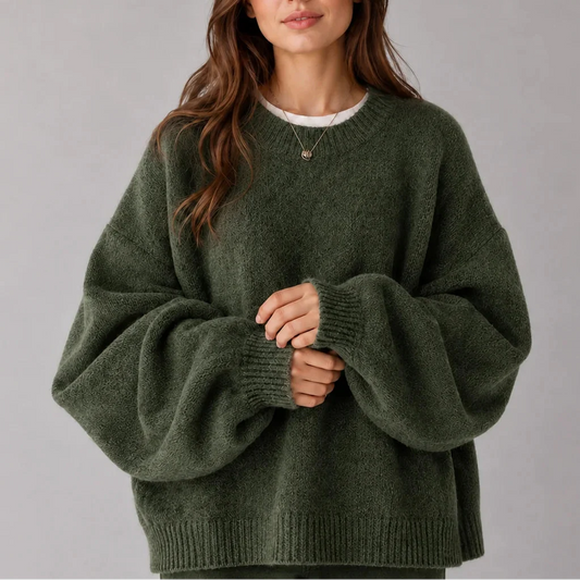 Women's Oversized Balloon Sleeve Jumper