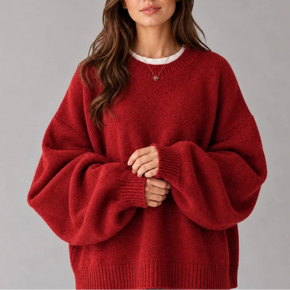 Women's Oversized Balloon Sleeve Jumper