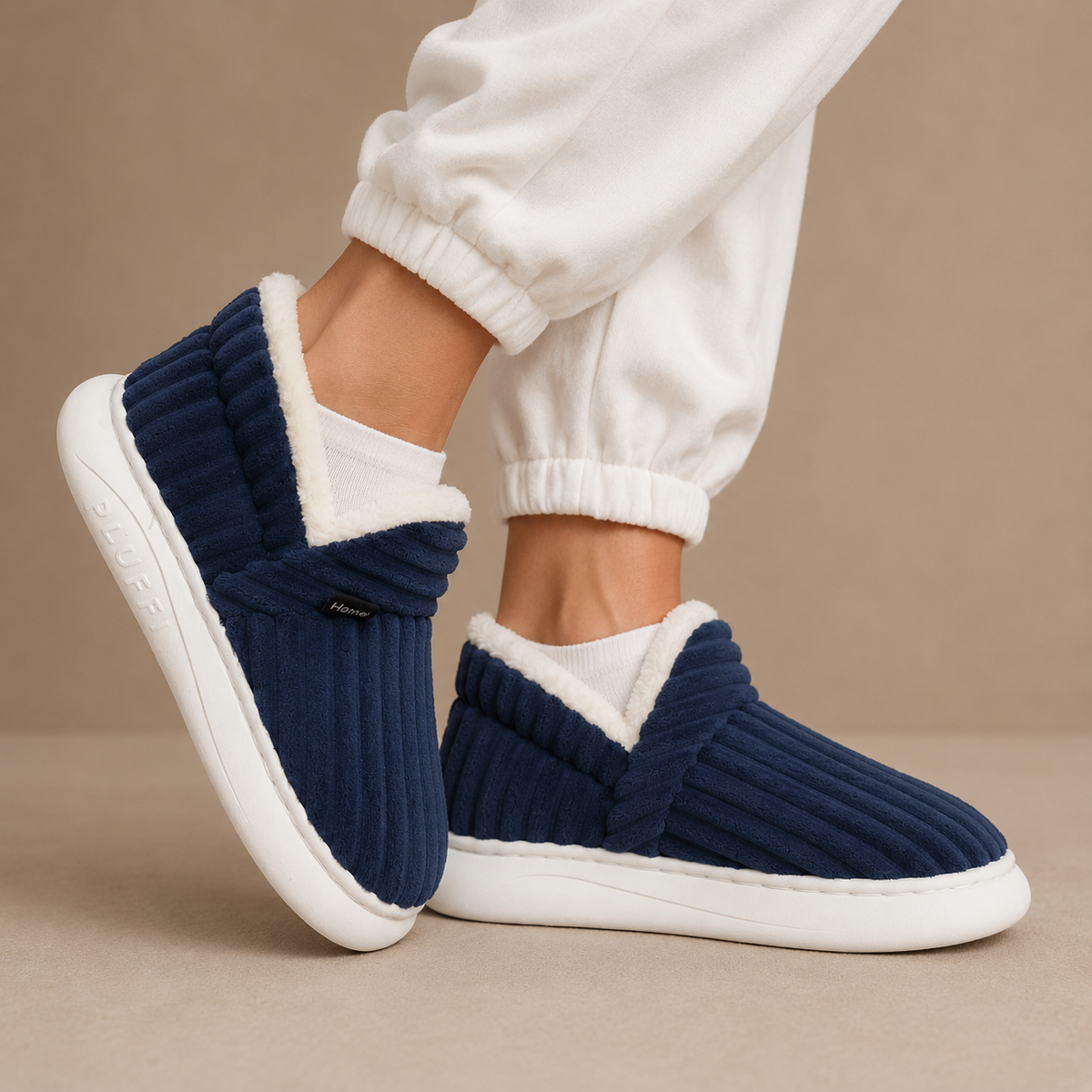 Women's Fleece-Lined Winter Slippers