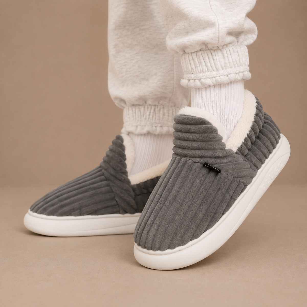 Women's Fleece-Lined Winter Slippers