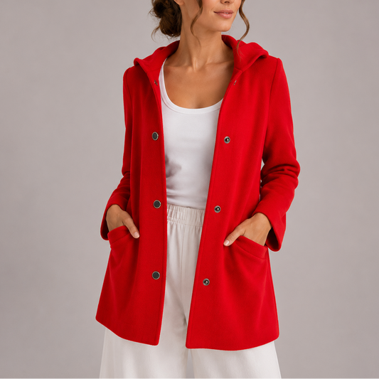 Women's Casual Hooded Pocket Cardigan