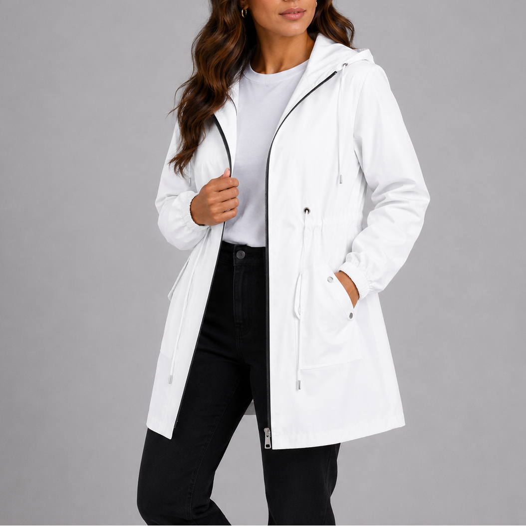 Women's Lightweight Hooded Rain Coat