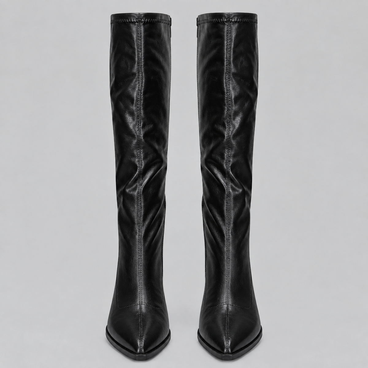 Women's Pointed Knee-High Block Boots