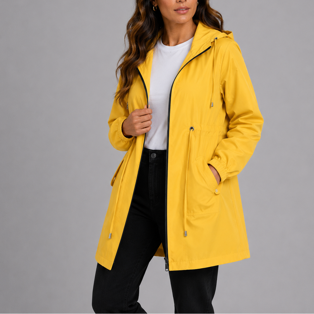 Women's Lightweight Hooded Rain Coat