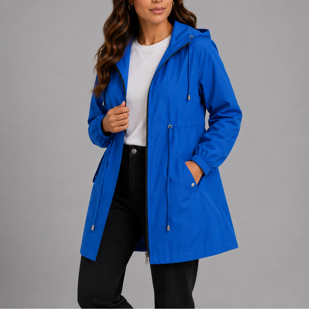 Women's Lightweight Hooded Rain Coat