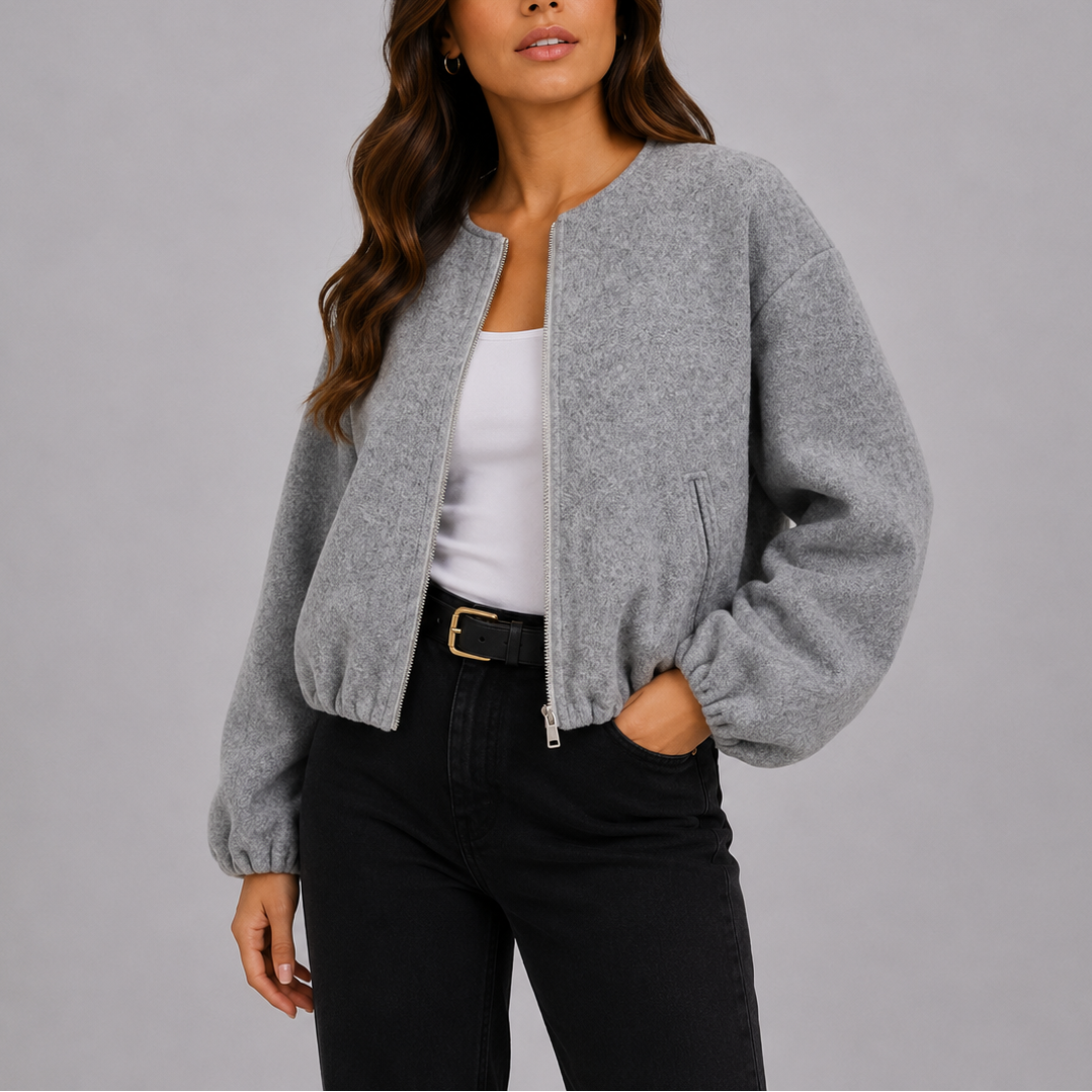 Women's Lightweight Casual Bomber Jacket