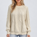 Women's Cable Knit Balloon Jumper