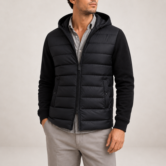 Men's Lightweight Hooded Puffer Jacket