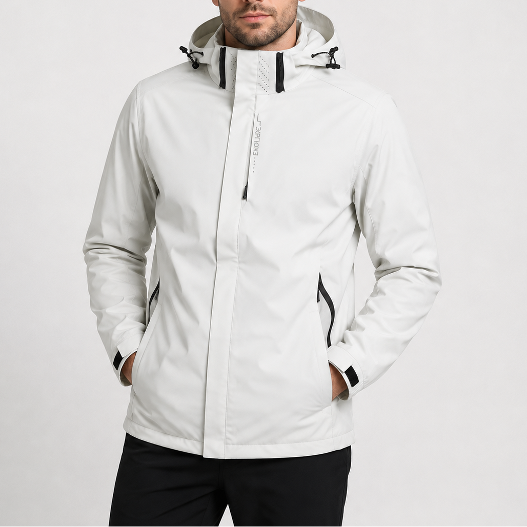 Men's Lightweight Hooded Rain Jacket