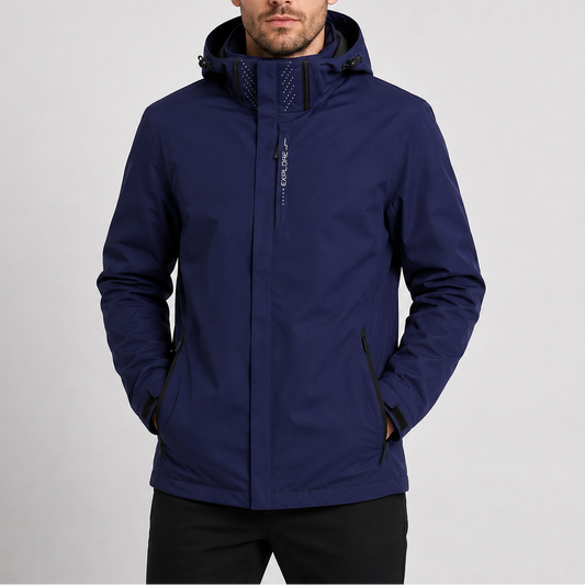 Men's Lightweight Hooded Rain Jacket