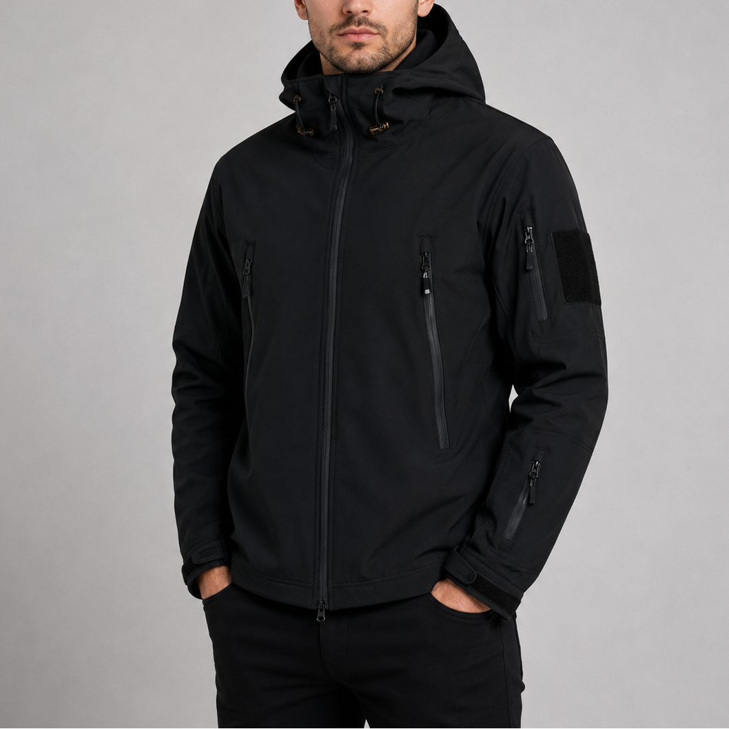 Men's Waterproof Hooded Softshell Jacket