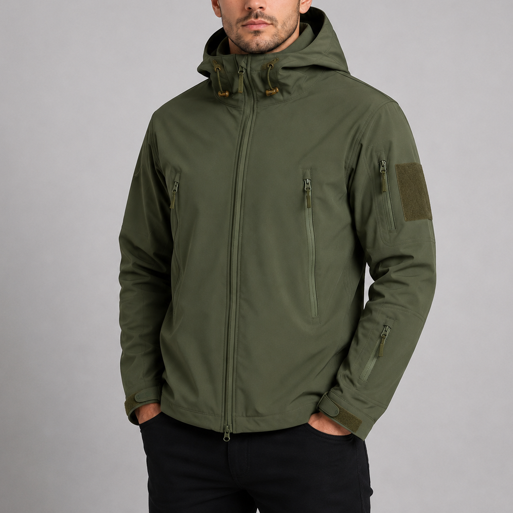 Men's Waterproof Hooded Softshell Jacket