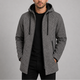 Men's Hooded Long Outdoor Coat