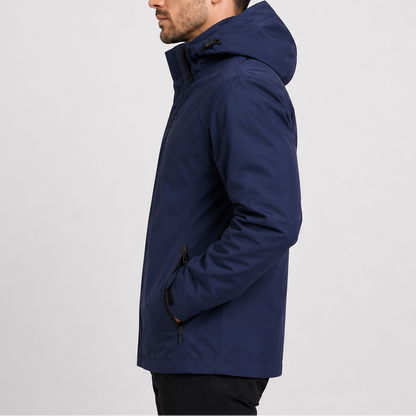 Men's Lightweight Hooded Rain Jacket