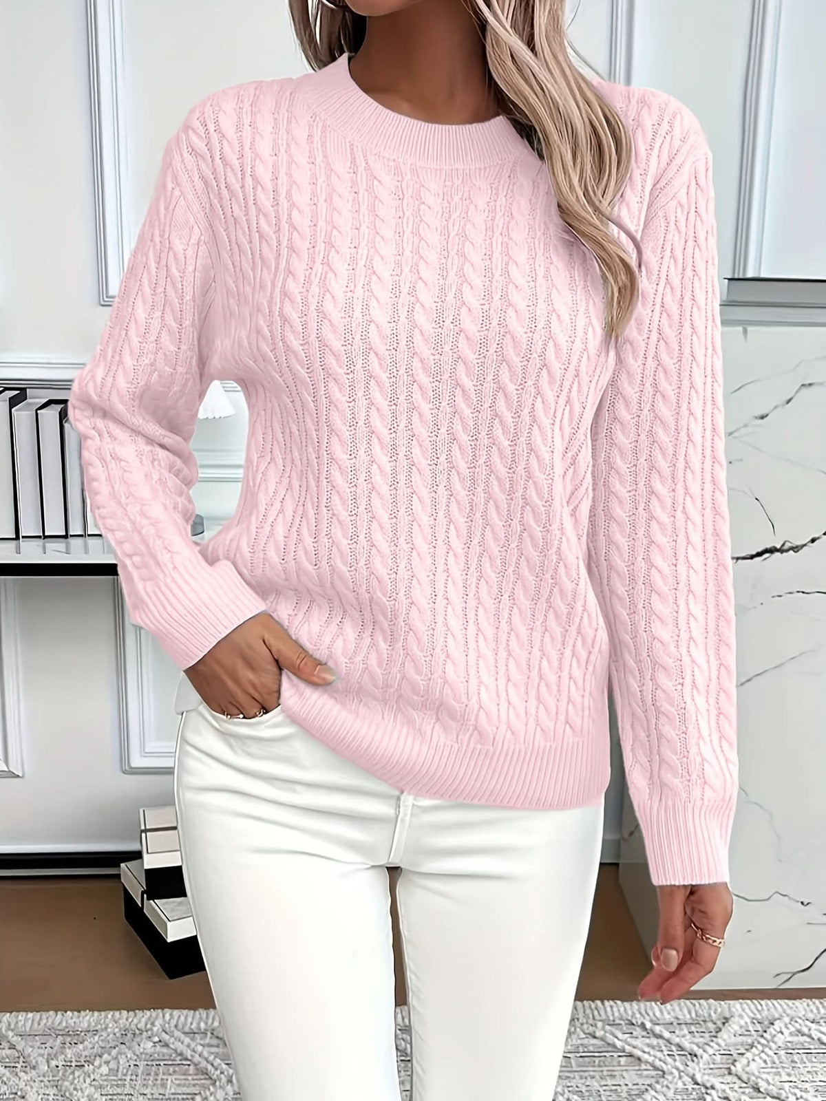 Women's Cosy Cable Knit Jumper