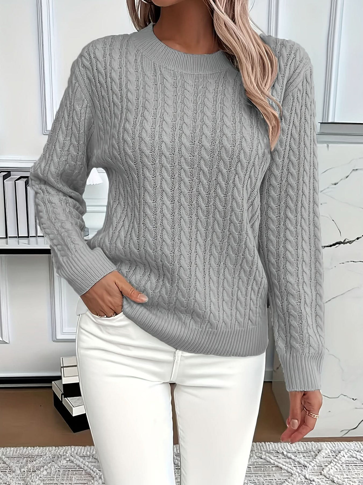 Women's Cosy Cable Knit Jumper