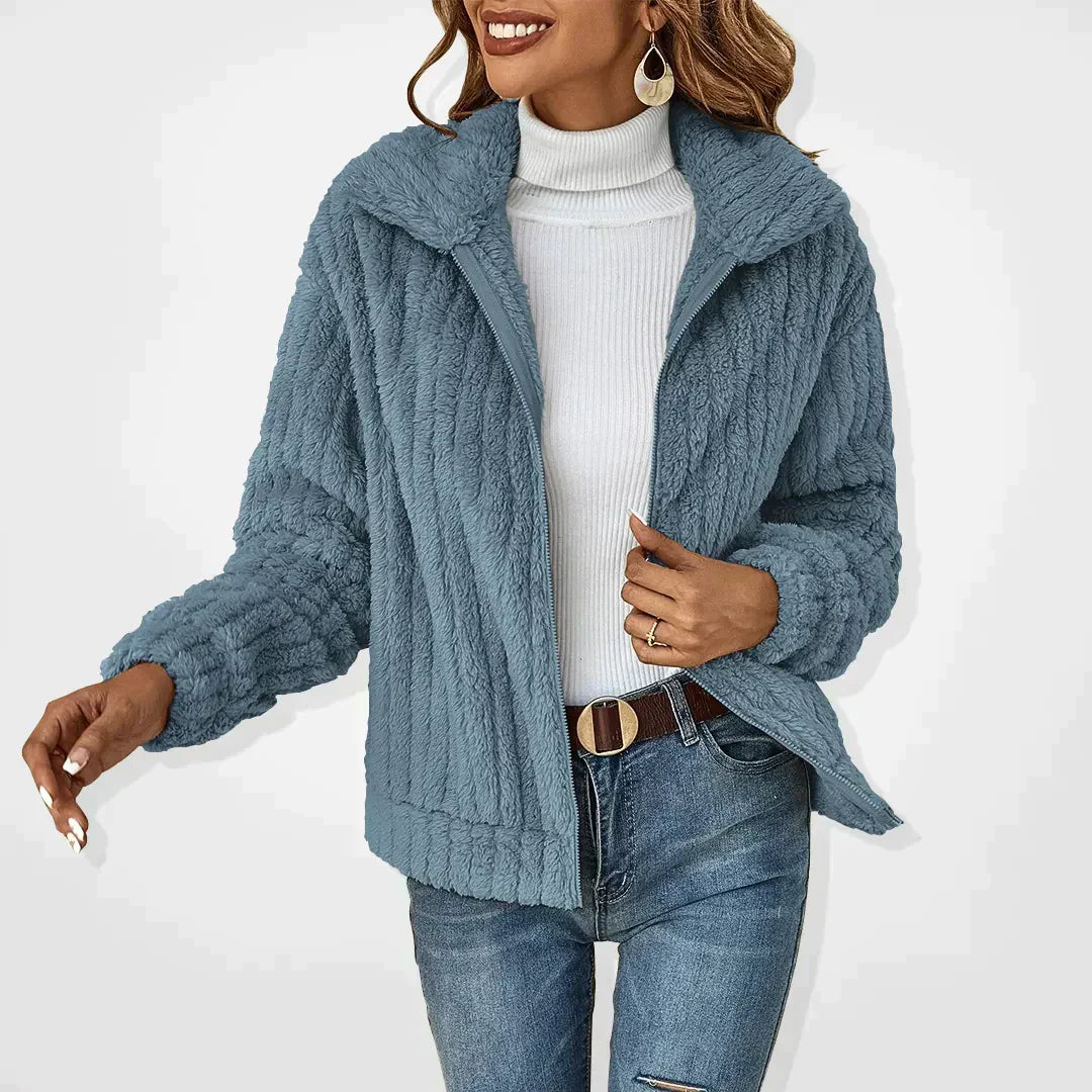 Women's Teddy Fleece Zip Jacket