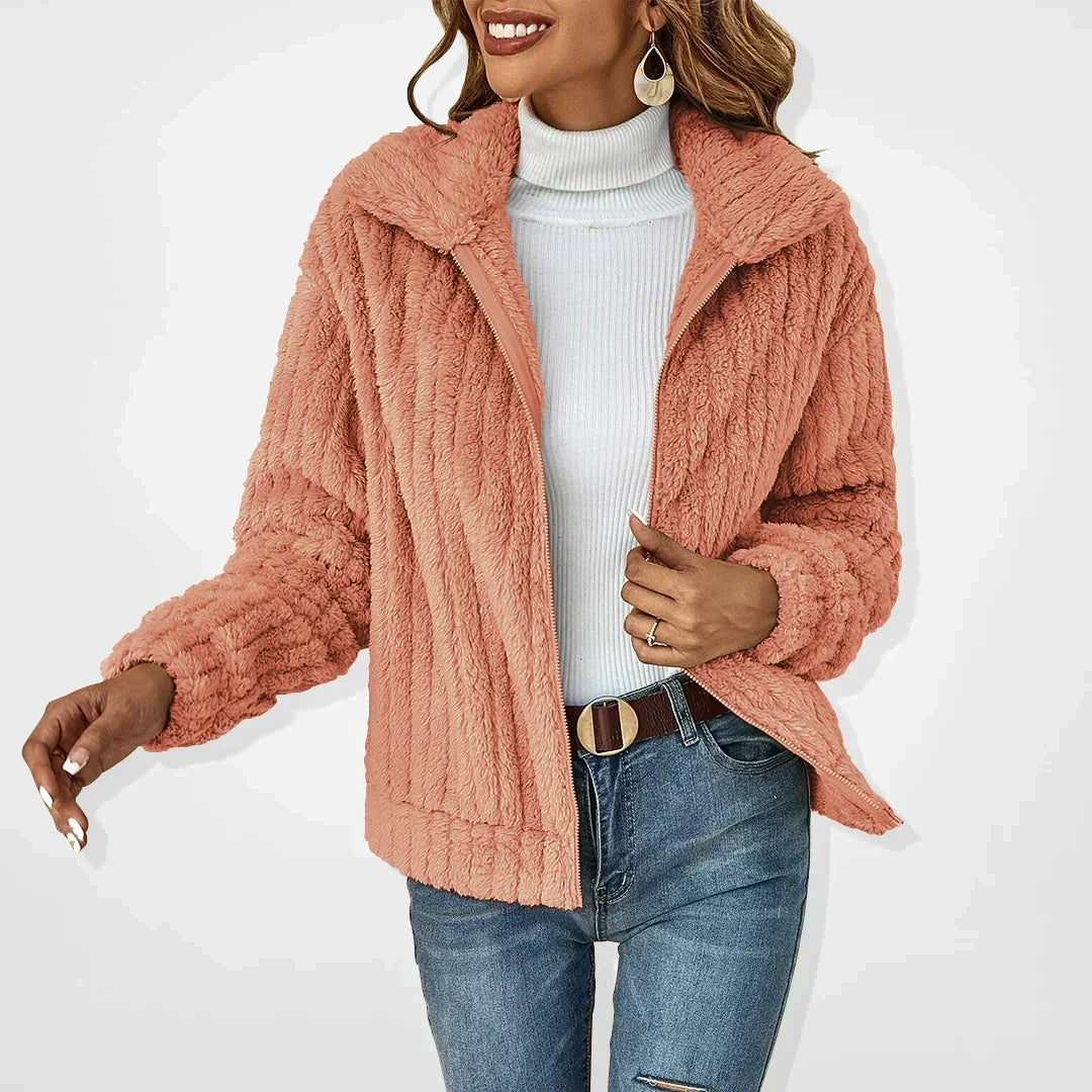 Women's Teddy Fleece Zip Jacket