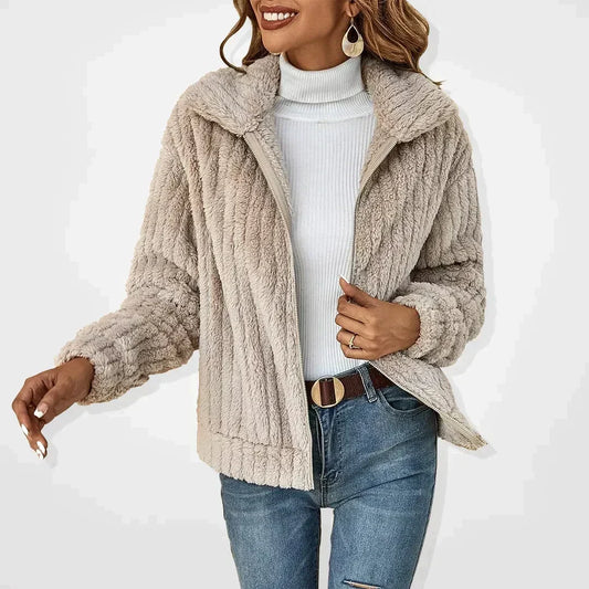 Women's Teddy Fleece Zip Jacket