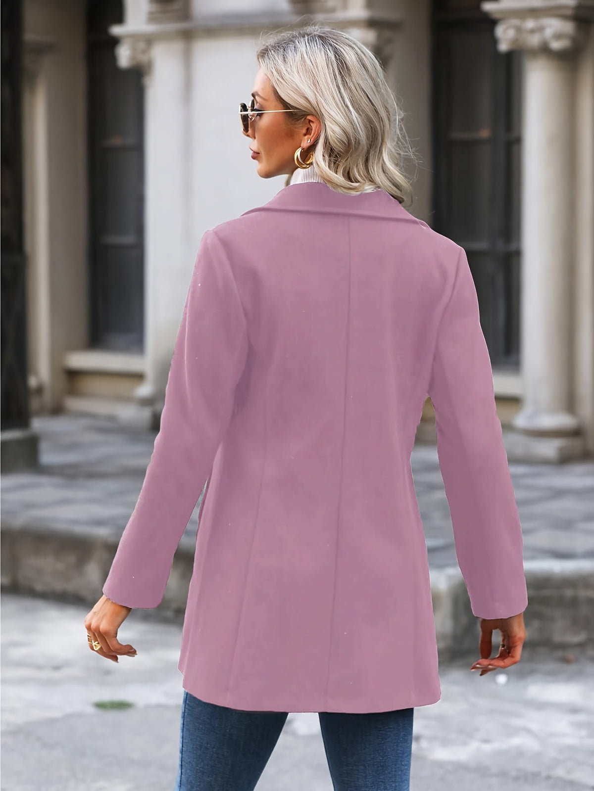 Women's Fitted Flared Wool Coat