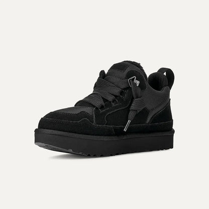Women's Fleece-Lined Suede Trainers