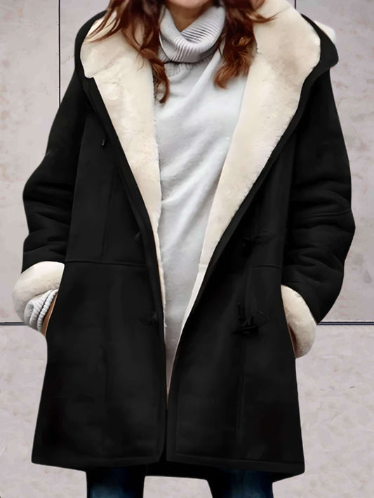 Women's Sherpa Lined Suede Coat