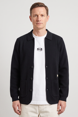 Men's Button Pocket Overshirt Cardigan