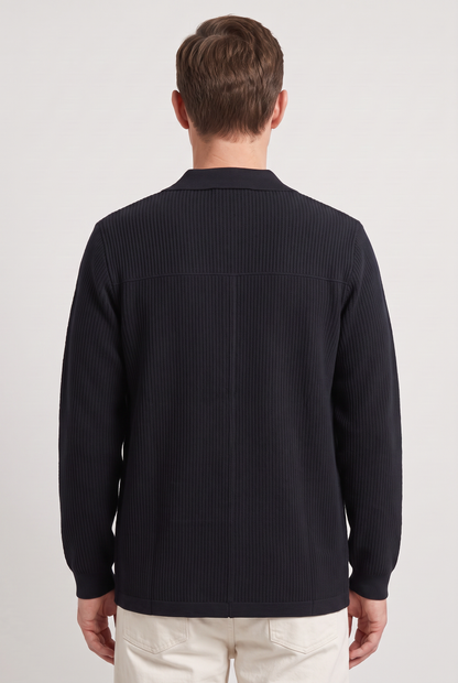 Men's Button Pocket Overshirt Cardigan
