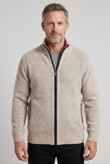 Men's Fleece Lined Zip Cardigan