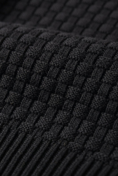 Men's Waffle Knit Pullover Hoodie