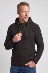 Men's Waffle Knit Pullover Hoodie