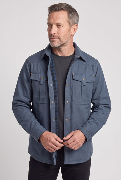 Men's Flannel Lined Utility Shacket