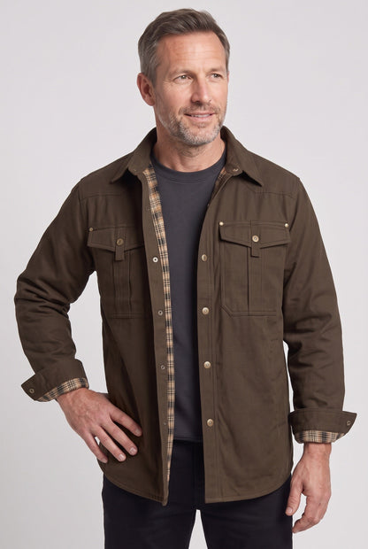 Men's Flannel Lined Utility Shacket