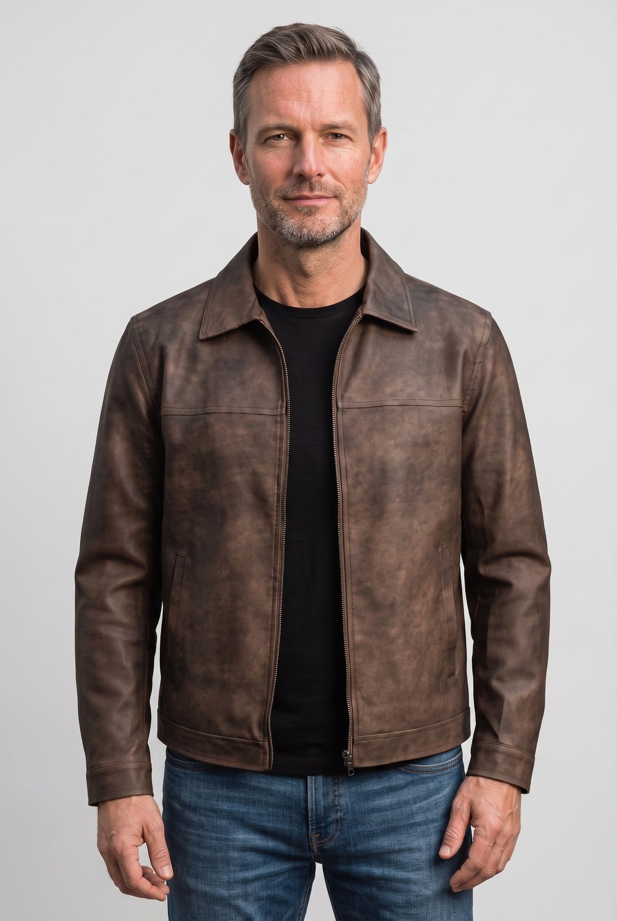 Men's Turn-Down Collar Jacket