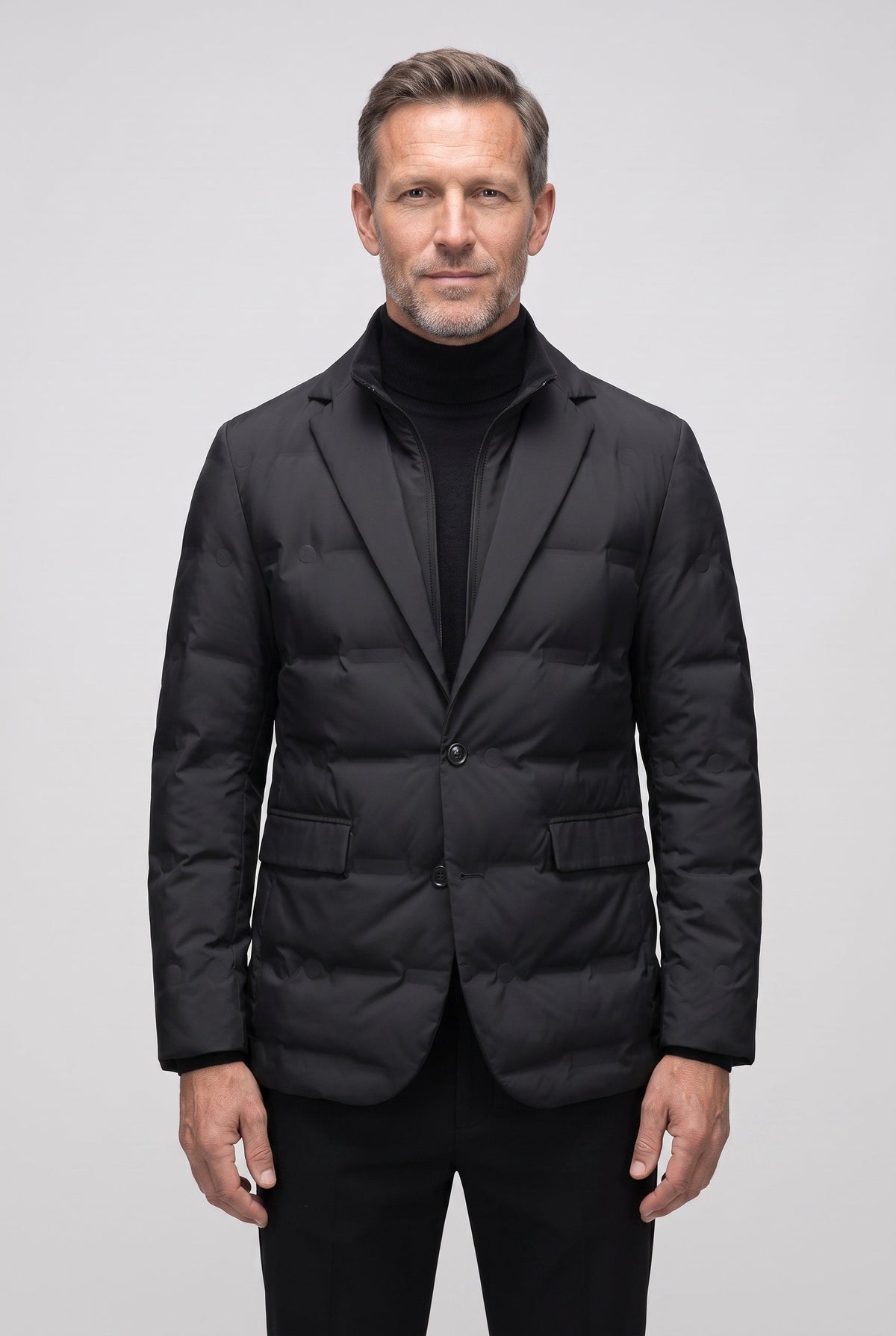 Men's Quilted Lapel Casual Jacket